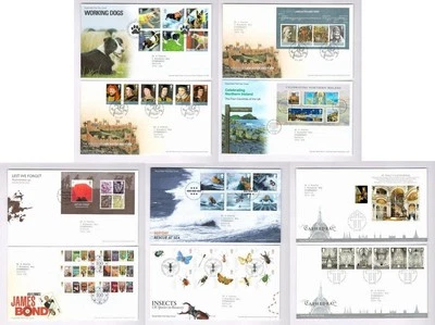 GB QEII 2007, 2008 First Day Covers x 10. - Image 1 of 4