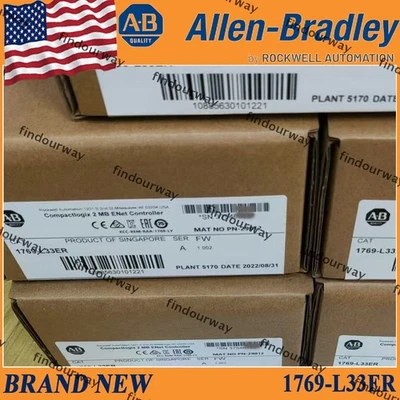 1769-L33ER NEW NEW AB 1769 L33ER /A CompactLogix 2 MB Motion Controller - Image 1 of 4