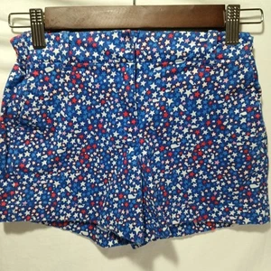 Vineyard Vines Girls Stars & Whale Every Day Shorts Red White Blue sz10 - Picture 1 of 5