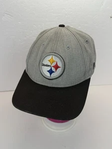Gorra de béisbol Pittsburgh Steelers New Era SnapBack gris y negra OSFM - Imagen 1 de 7