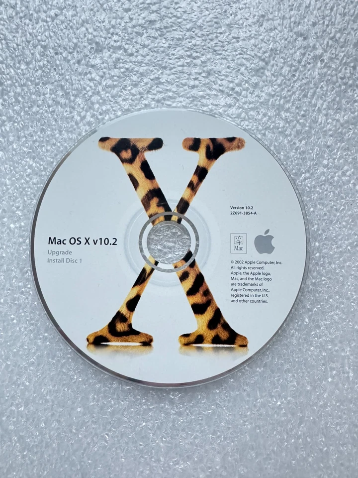 Mac OS X 10.2 2Z691-3854-A 2Z691-3705-A Jaguar  - Bild 1 von 4