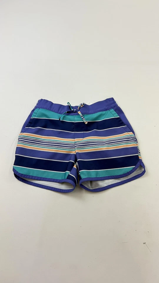 Columbia Pantalones Cortos de Natación Niños Pequeños Azul Rayas Boardshorts Forrados Poliéster Foto 1 de 4