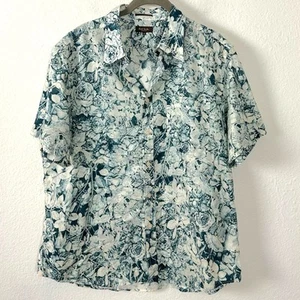 Paul Smith Collection Floral Button Down Hemd Herren Gr. XL Kurzarm Japan - Bild 1 von 8