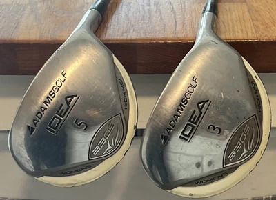 Juego de madera Adams IDEA A3OS para mujer 3 y 5 grafito damas diestros necesita empuñaduras Foto 1 de 4