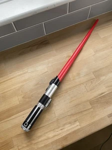 Star Wars Darth Vader Red Extendable Lightsaber Hasbro 2015 Cosplay Prop - Picture 1 of 8