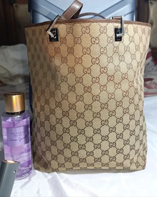 Gucci GG Canvas Beige Tote Bag 31243 - Image 1 of 4