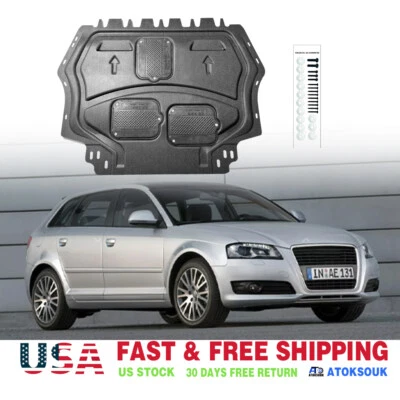 Front Skid Plate For Audi A3 2006-2013 Impact Resistant Engine Guard Cover Foto 1 de 4