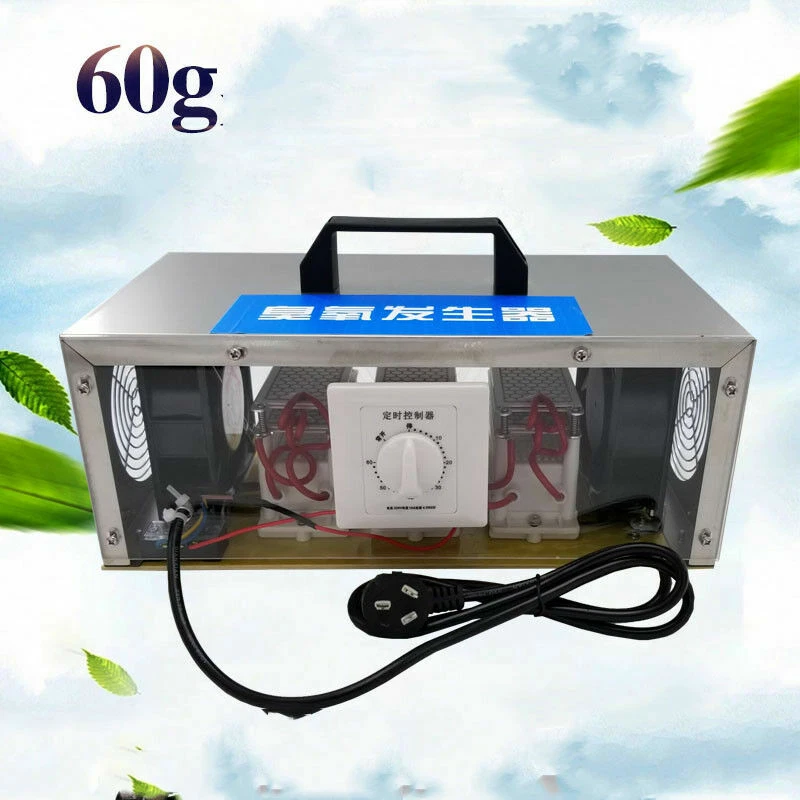 Generador de ozono 35G ~ 80G purificador de aire máquina de desinfección de larga vida con temporizador Foto 1 de 4