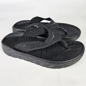 Sandalias sin cordones informales negras para hombre Hoka One One ORA Recovery 12 - Imagen 1 de 3