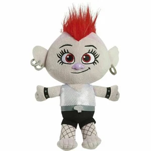 Figura de muñeca Dreamworks TROLLS World Tour BARB 8" película de felpa rock n roll - Imagen 1 de 3