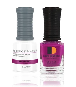 LeChat Perfect Match UV Gel + Nail Polish - PMS131 Wild Berry