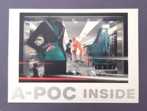 ISSEY MIYAKE FETE A-POC INSIDE 2007 AUTUMN-WINTER COLLECTION ANNOUNCEMENT CARD - Picture 1 of 2