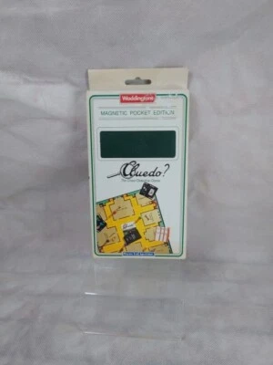 Vintage Waddingtons Cluedo Travel Magnetic Pocket Edition Game circa 1989 retro - Image 1 of 4