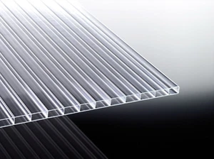 16mm Doppelstegplatten KLAR Acrylglas - Stegdoppelplatten Typ 16/32 *Muster* - Bild 1 von 5