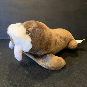 Sea World Walrus Seal 10" Plush Stuffed Animal Realistic Toy 1982 Vintage - Picture 1 of 10