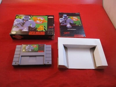 ClayFighter Tournament Edition Super Nintendo SNES COMPLETO con Caja Manual Juego Foto 1 de 4
