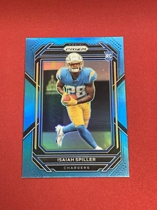 2022 Panini Prizm - Rookies Light Blue Prizm #324 Isaiah Spiller (RC) - Picture 1 of 2