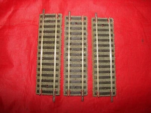 FLEISCHMANN HO 3 RAILS DROIT 6102 PROFI TRAIN ELECTRIQUE MAILLECHORT - Picture 1 of 1