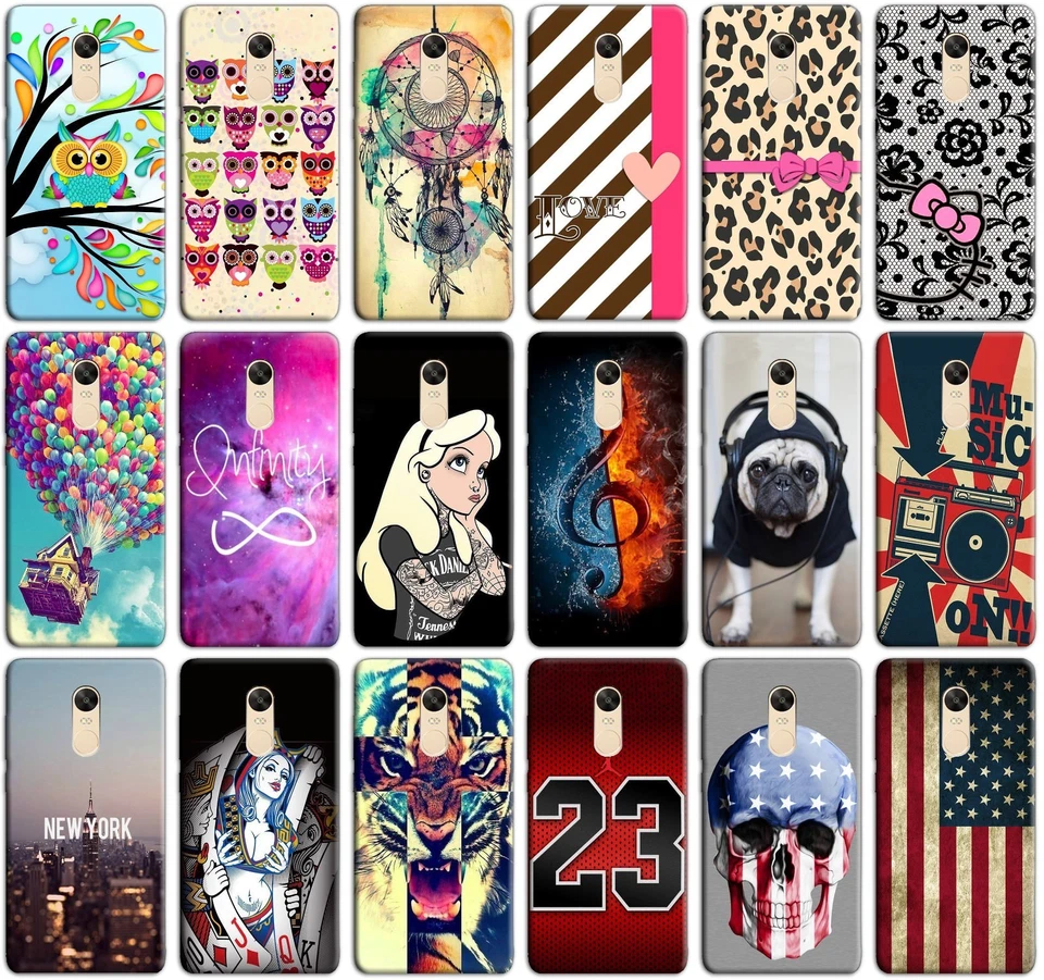 CUSTODIA COVER MORBIDA IN TPU SILICONE PER XIAOMI REDMI NOTE 4X FANTASIA C - Immagine 1 di 1