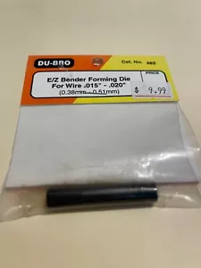 DUBRO 483 E/Z BENDER FORMING DIE for wire .015-.020" (.038 - .051mm) - Picture 1 of 2