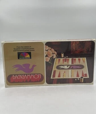 Vintage Selchow & Righter Backgammon Brand New Sealed Board Game 1975 - Image 1 of 2