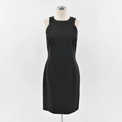 W by Worth Cocktail Dress Womens Size 2 Black Sleeveless Quiet Luxury Classic - Image 1 of 4