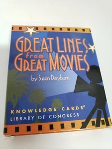 Great Lines from Great Movies - Knowledge Card Decks by Susan Reyburn W006 - Picture 1 of 5