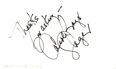 CAROLE BAYER SAGER In-person Autograph Cover