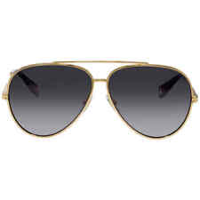 Marc Jacobs Grey Shaded Pilot Ladies Sunglasses MJ 1007/S 0001/9O 60