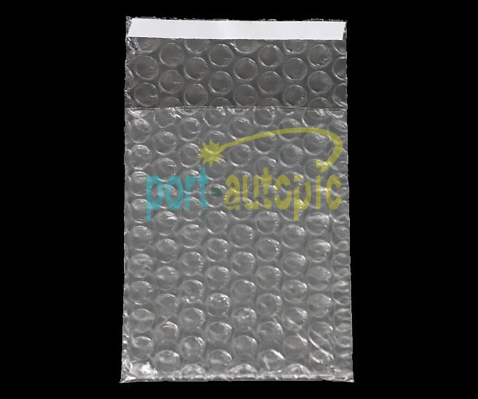 60PCS 2.5" x 3" Self Seal Clear Bubble Small Packing Pouches 65 x 80+20mm - Image 1 of 1