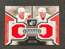 2005-06 Brendan Shanahan|Steve Yzerman SPx Winning Combos #WC-SY 85/350
