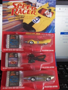 Johnny Lightning 1997 Speed Racer, Konvolut 3 Fahrzeuge - Bild 1 von 3