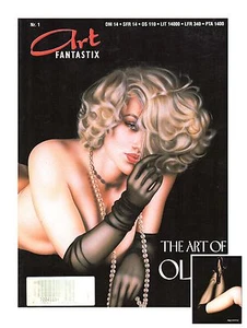 Art Fantastix #1-The Art of Olivia-Design-Erotik-Airbrush-Tattoo-Artbook-rare - Bild 1 von 3