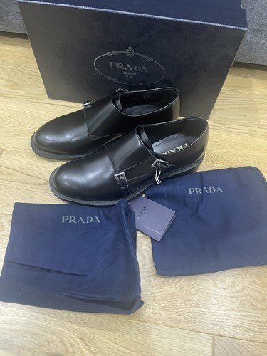 Prada Monk Strap Scarpe Uomo Uk6 Con Ricevuta