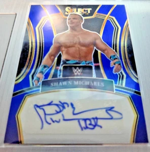 Shawn Michaels 2024 Panini Select Blue Prizm Autograph LS-SHM (#d 33/49) - Picture 1 of 1