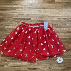 NWT Cat & Jack Heart Tutu Skirt Size L 10/12 - Picture 1 of 10