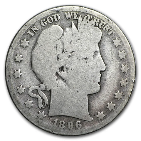 1896 Barber Half Dollar AG - SKU#13668 Cover