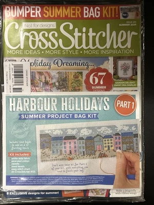 Cross Stitcher Magazine Summer 2024 Issue 410 Harbour Holidays Part 1 - Image 1 of 2