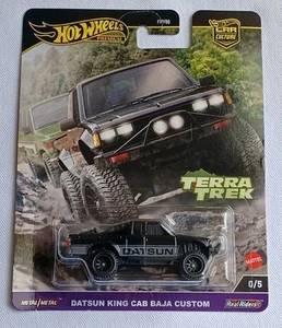 2024 HOT WHEELS PREMIUM *TERRA TREK* *DATSUN KING CAB BAJA CUSTOM* *BLACK CHASE* - Bild 1 von 16