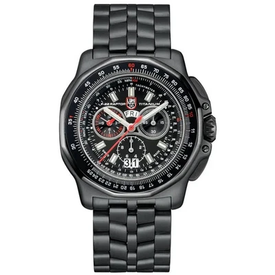 Reloj de cuarzo para hombre Luminox F-22 Raptor titanio negro XA.9272 Foto 1 de 4