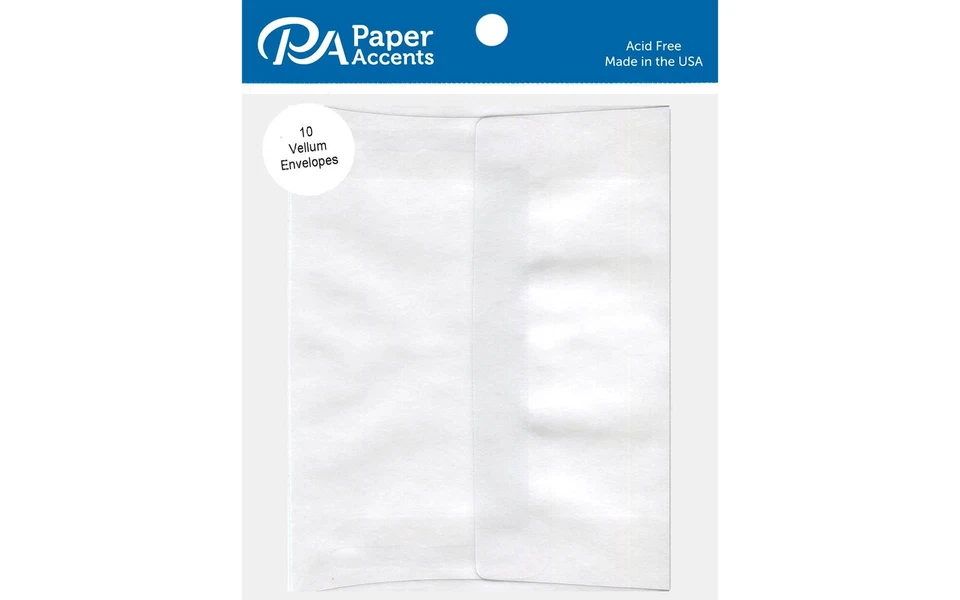 Sobre 4,38 x 5,75 10 piezas vitela blanca Foto 1 de 1