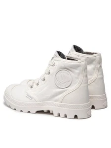 Palladium Pampa High canvas Women Casual Shoes Boots White Size 6 NEW - Picture 1 of 6