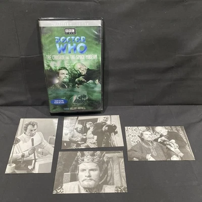 Doctor Who: The Crusade and The Space Museum - VHS With Postcards. Missing CD Foto 1 de 3