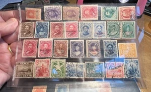 Hawaii Collection of 28 Stamps, 1864-1893 - Picture 1 of 5