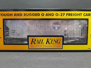 Rail King MTH Pillsbury Covered Hopper TLDX 0487 O Scale Model Freight Train Car - Picture 1 of 10