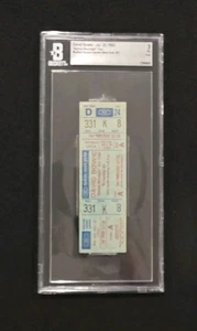 David Bowie 1983 Full Ticket Madison Square Garden New York Beckett BGS 3 VG - Picture 1 of 4
