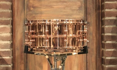 Малый барабан Ludwig Smooth Copperphonic 6,5x14 с медным оборудованием - в наличии B! - Изображение 1 из 4