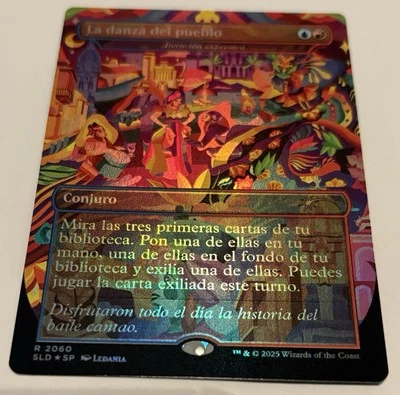 🌟 Expressive Iteration La Danza del Pueblo SPANISH 🌈 FOIL MTG SL NALAC 🌟 - Image 1 of 2