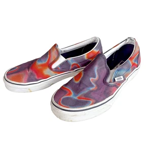 Vans Classic Slip On Dark Aura Multicolor Skate Shoes S 7 Women S 5.5 Men - Picture 1 of 8