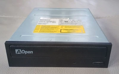 Black AOpen DUW1608/ARR 5.25" IDE CDRW DVD-RW Internal Desktop Drive - Image 1 of 3